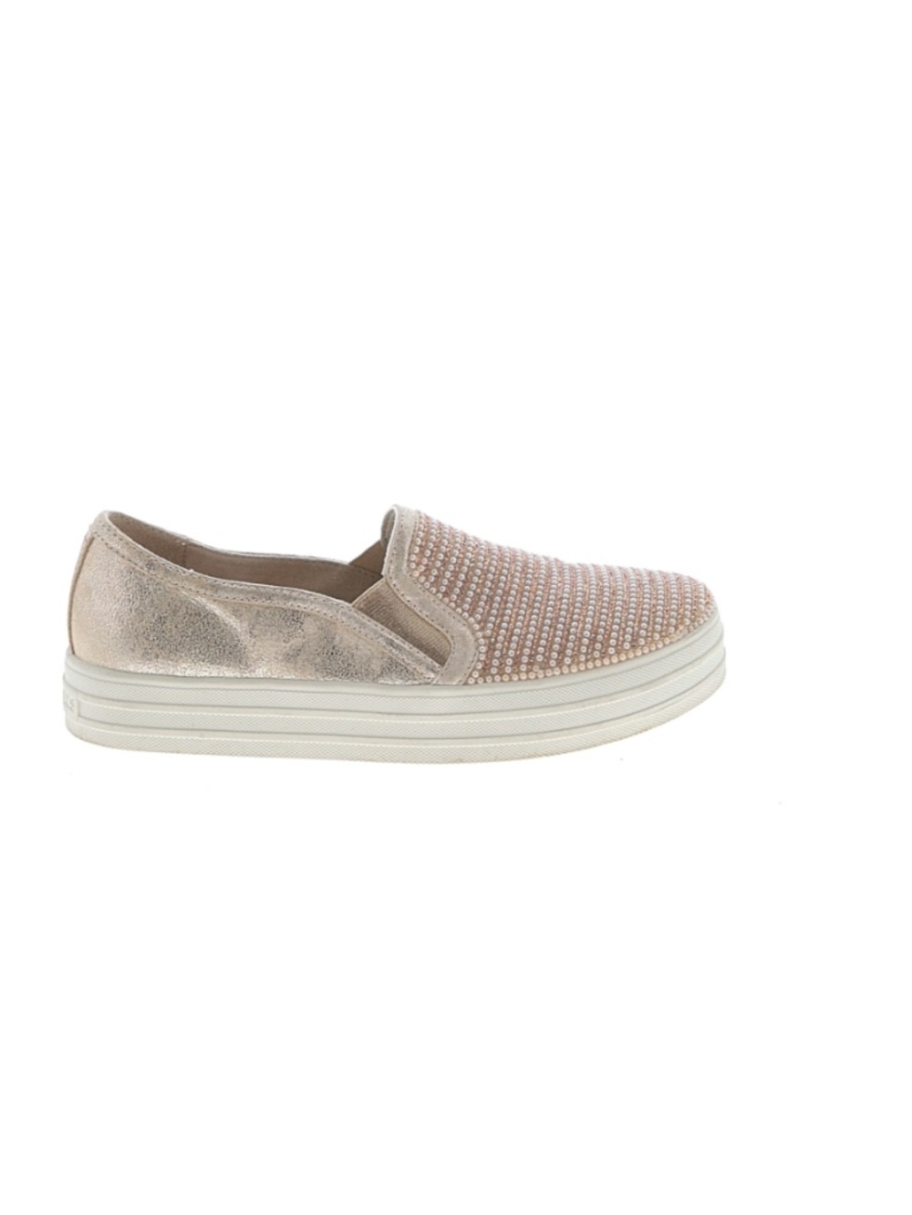 Gold & Pearl Skechers size 7 slip-on